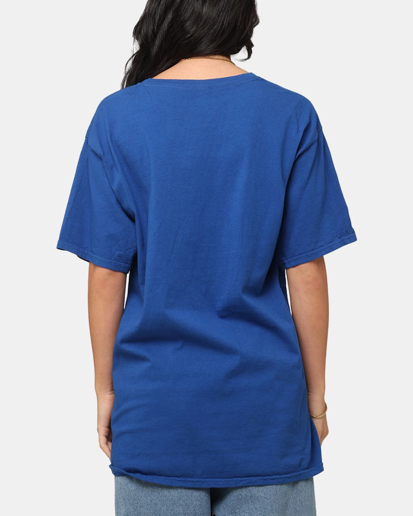 Culture Kings Basic T-Shirt Cobalt Blue Airflow Weave Pattern OdorControl