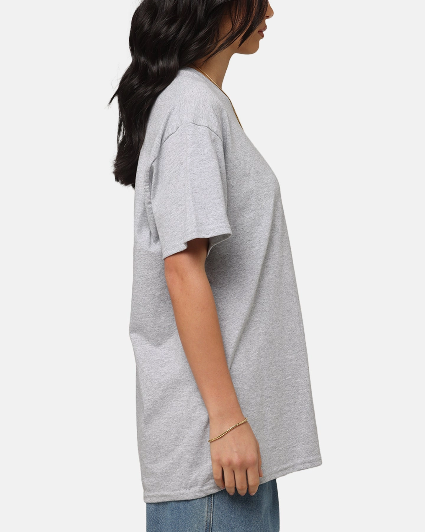 Tagless Collar Culture Kings Basic T-Shirt Sport Grey