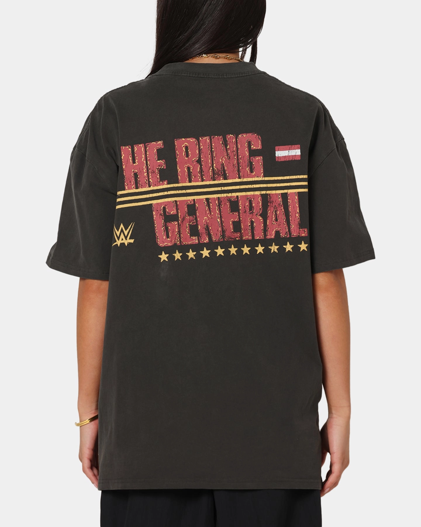 Culture Kings X WWE Gunther Summer Slam Heavy T-Shirt Black Wash ZeroWasteProduction