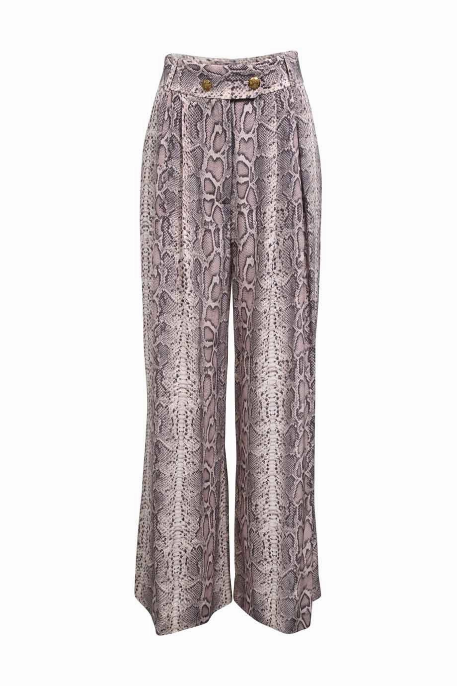 [WW47630] Zimmermann | Wide Leg Pants Water Repellent Coating Sleek Design