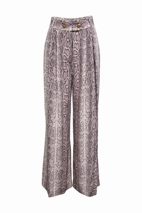 [WW47630] Zimmermann | Wide Leg Pants Water Repellent Coating Sleek Design