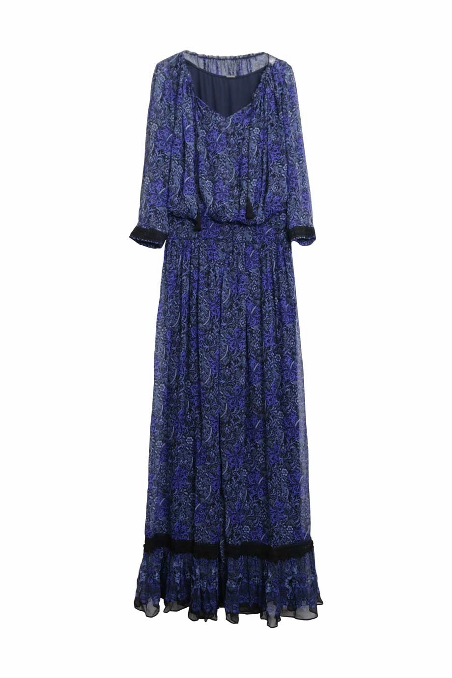 Comfort waistband Beaded-Edge [WW21673] Elie Tahari | Maxi Dress