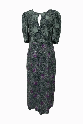 Slit-Hem Nordic Plain [WW40637] Dries Van Noten | Midi Dress