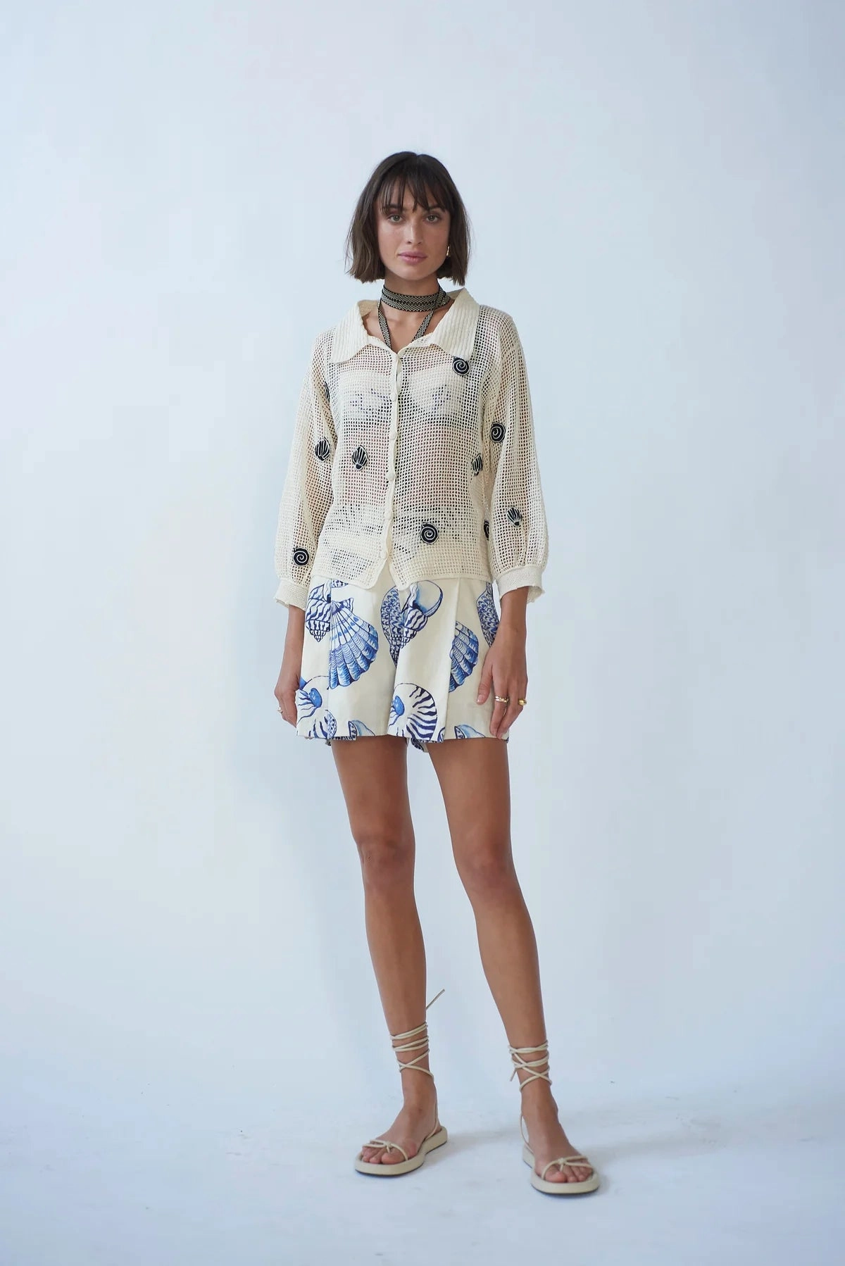 Odor Resistant RaglanSleeve Delmar Crochet Bomber