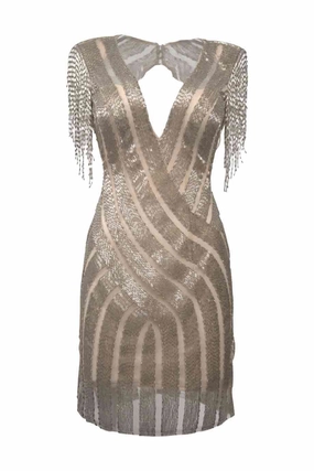 [WW40227] Jovani | Mini Dress Lace Ease