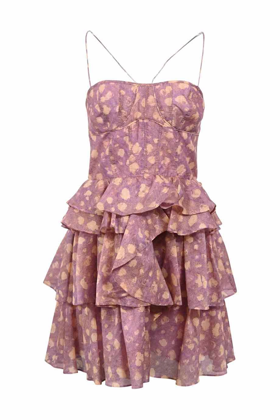 [WW46449] Ulla Johnson | Mini Dress Floral Swing Chic Ensemble