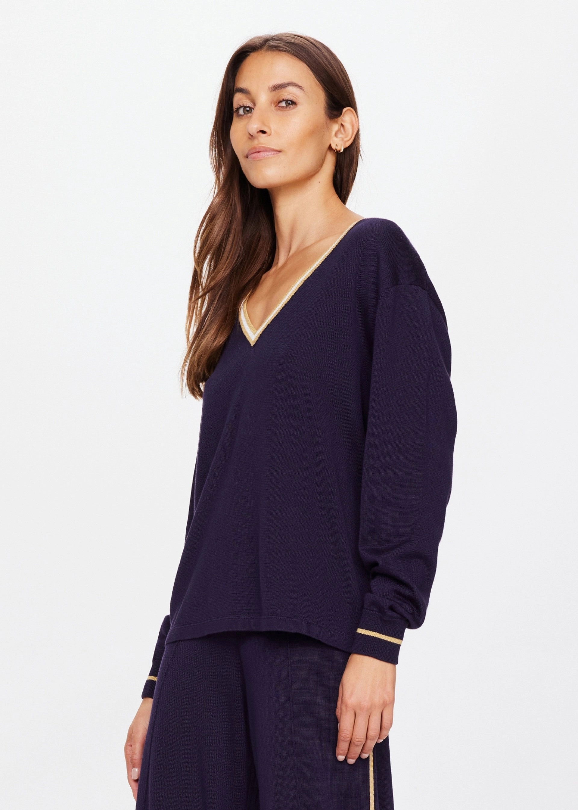 Greenwich Lena Long Sleeve Denim Shirt Reinforced Shoulders