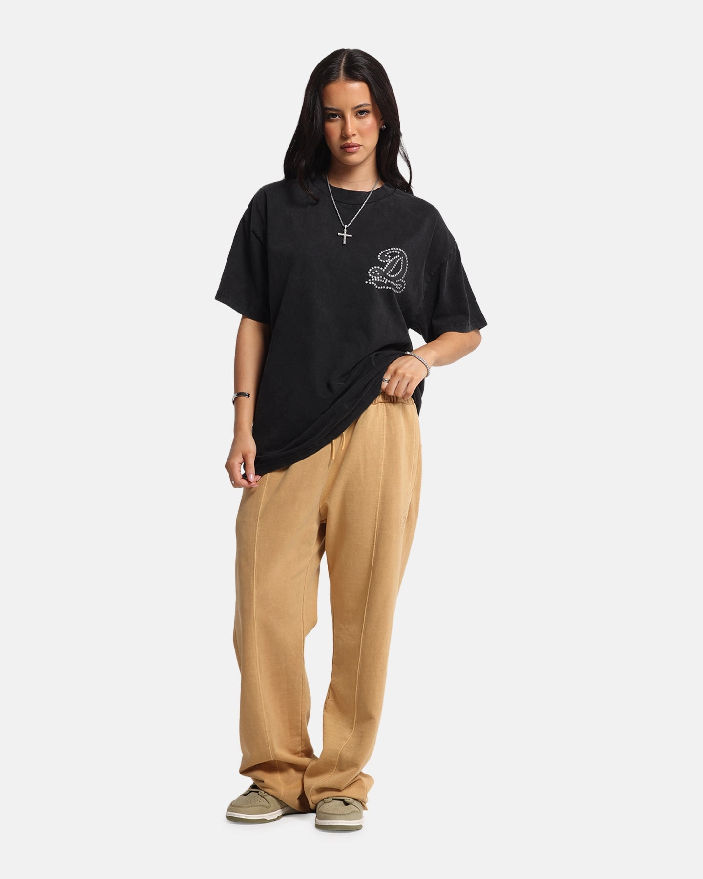 Dreamville Stars T-Shirt Black AntiStaticFabric Four Way Stretch Fabric