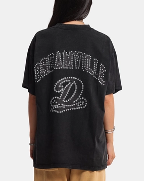 Hidden Zipper LayeredStyling Dreamville Stars T-Shirt Black