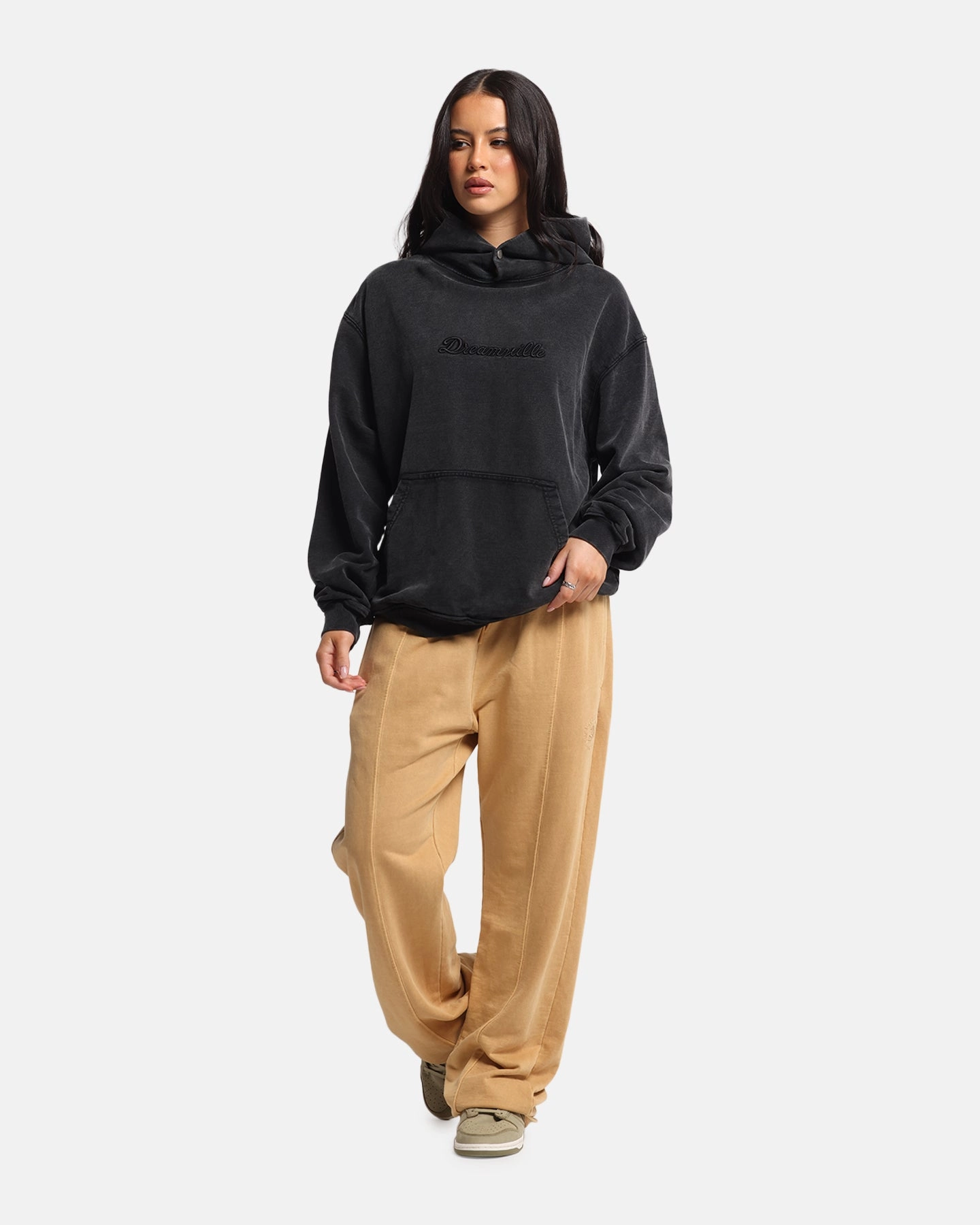 ShockAbsorbing Dreamville Tonal Hoodie Black Wash