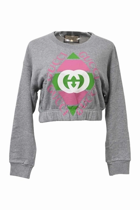 [WW44402] Gucci | Long sleeve top Layered Collar Design