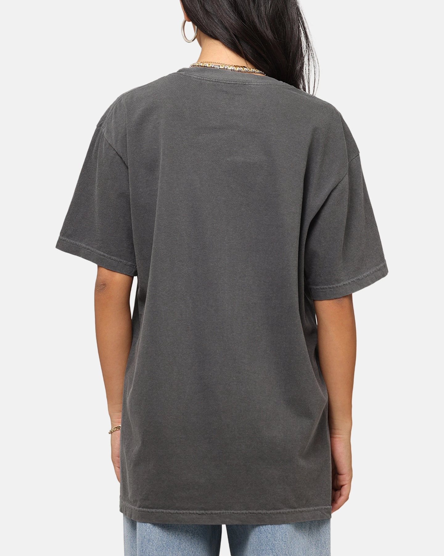 Dua Lipa Houdini T-Shirt Faded Black Lightweight Thermal