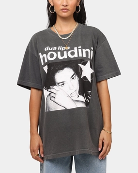 Relaxed Dress EcoDyeProcess Dua Lipa Houdini T-Shirt Faded Black