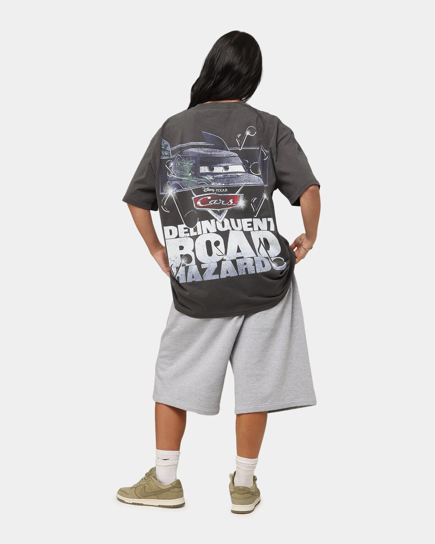 WaterResistant Printed top Goat Crew Disney And Pixar Cars DJ Heavy T-Shirt Black Wash