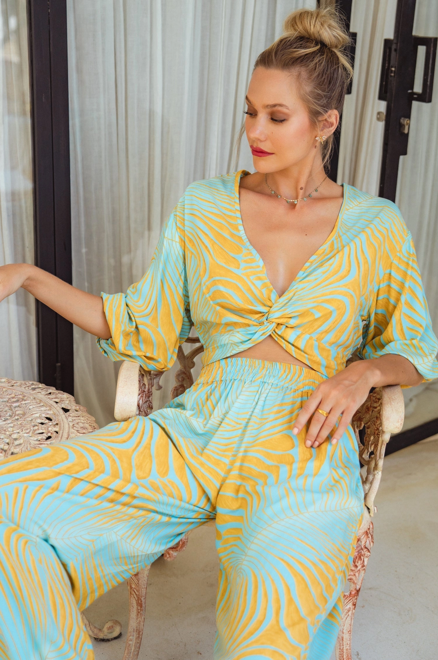 Bold Fashion Fatima Cropped Summer Top (Sale)