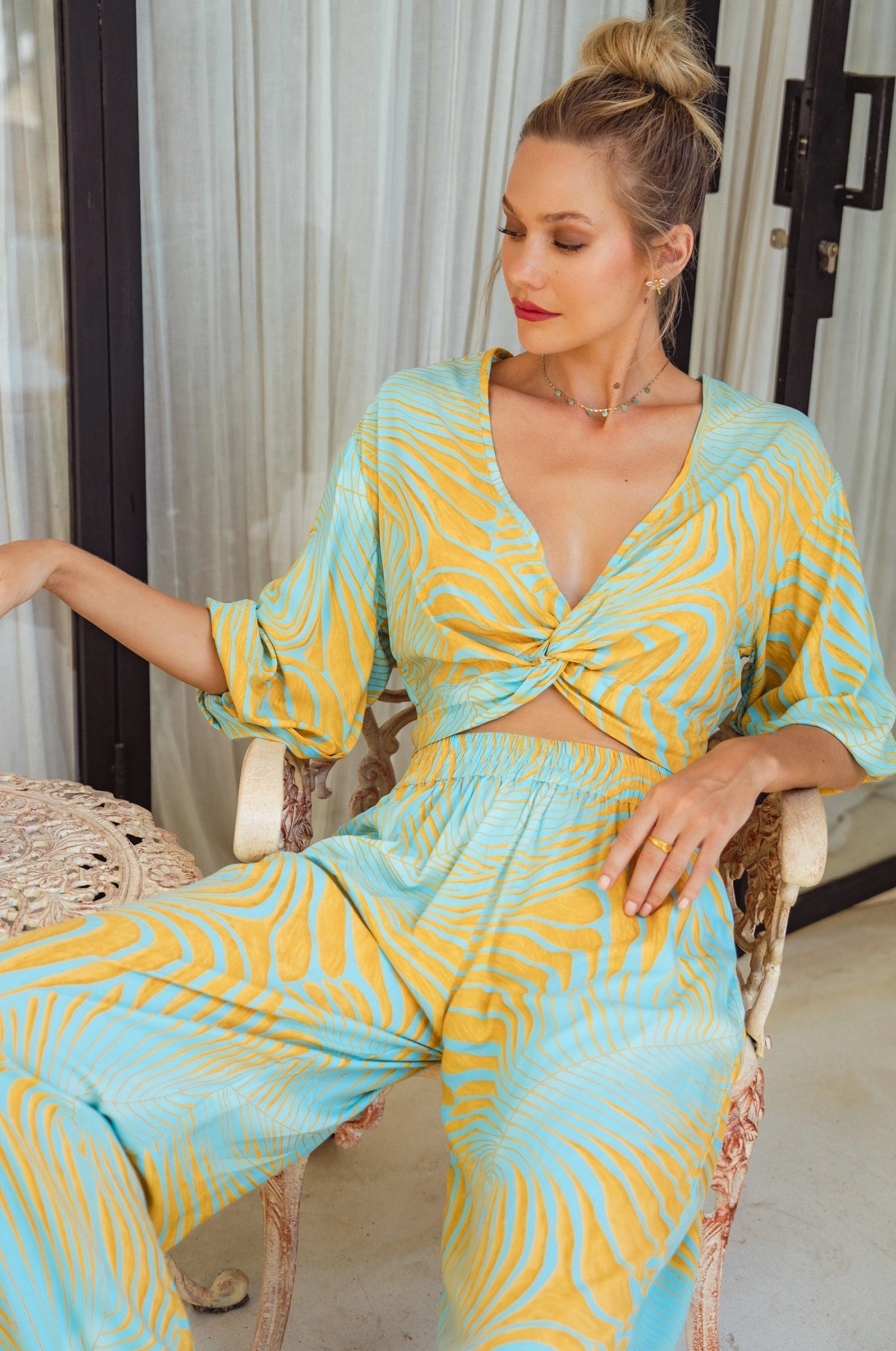 Bold Fashion Daily Form Fatima Cropped Summer Top (Sale)