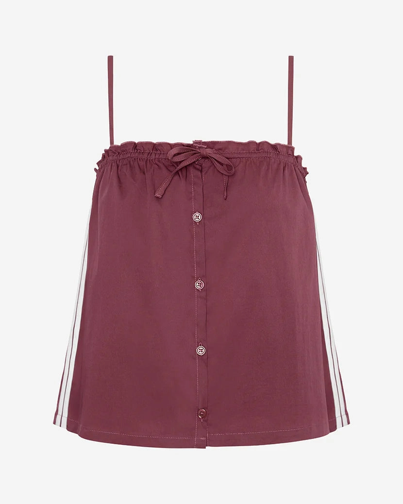 Button Up Boxy Tank TemperatureRegulatingLining Temperature control