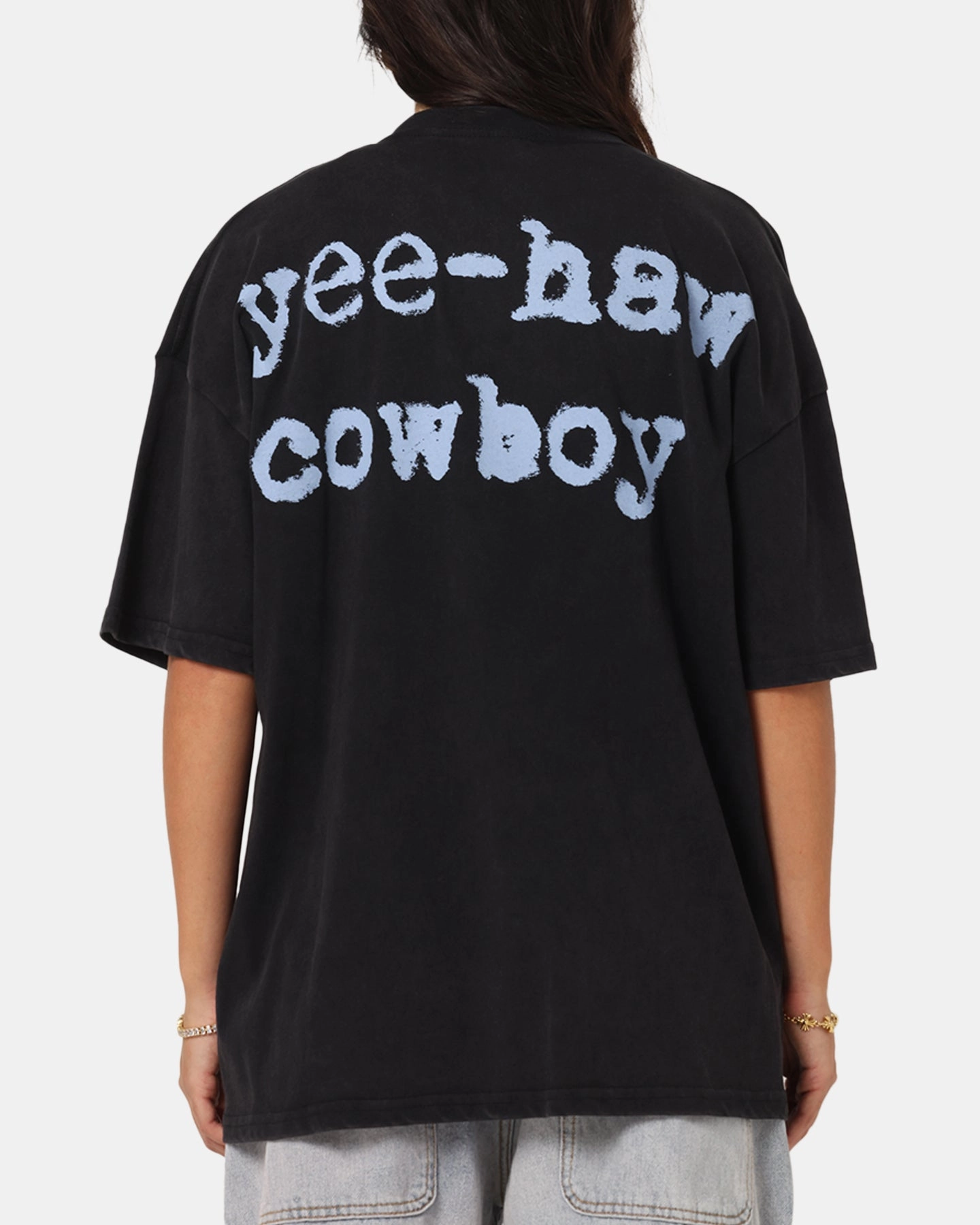 MultiDirectionalStretch ContouredPanels 73 Studio Disney Pixar Toy Story Woody Vintage T-Shirt Black Acidwash