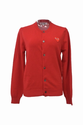 [WW34801] Comme des Gar?ons PLAY | Knitwear Quiet Tone FrayResistant Edging