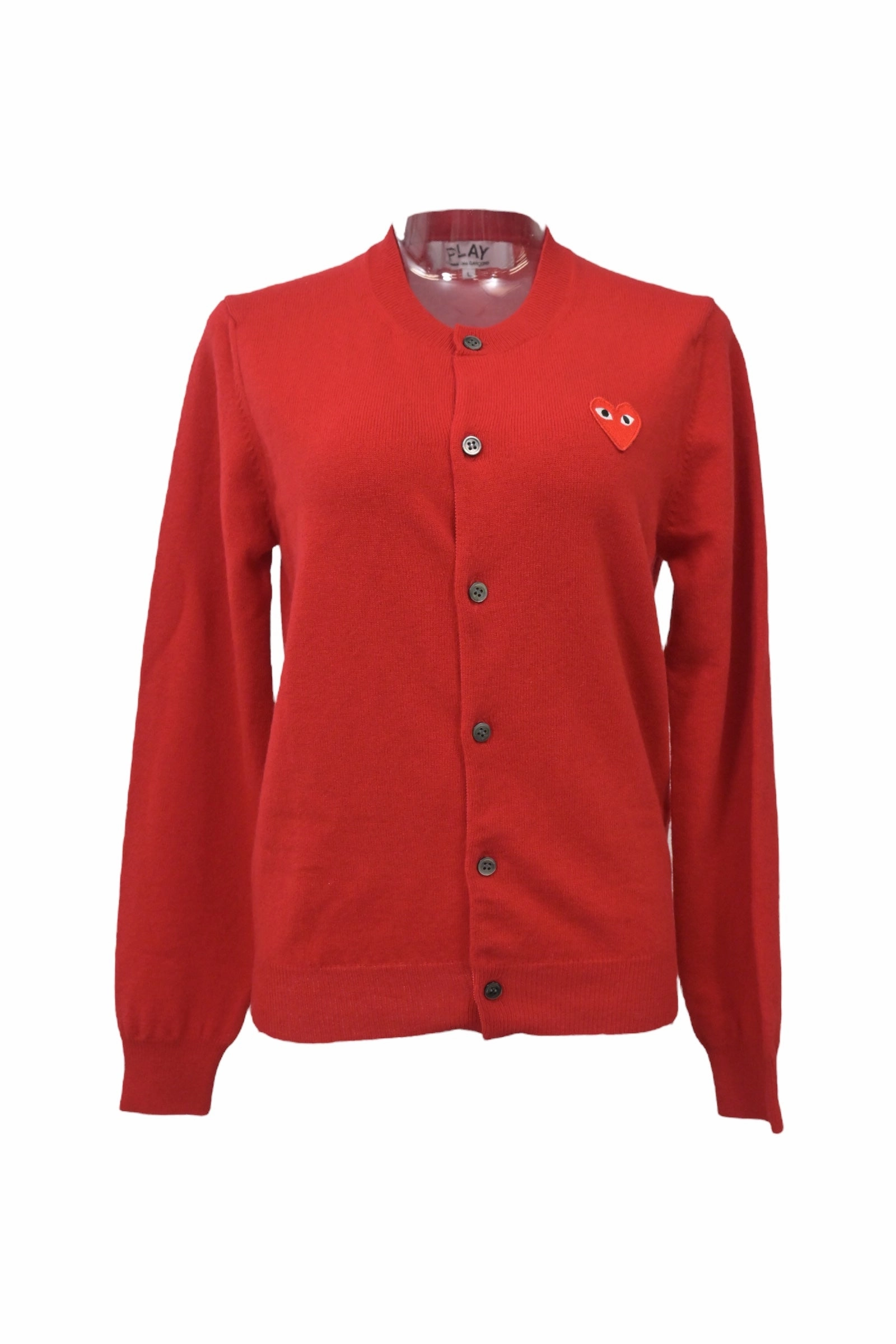 [WW34801] Comme des Gar?ons PLAY | Knitwear Quiet Tone FrayResistant Edging