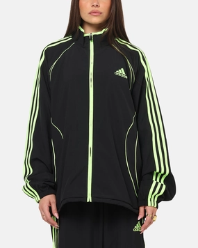 Adidas Teamgeist Adicolor Track Jacket Black/Green Printed T-shirt