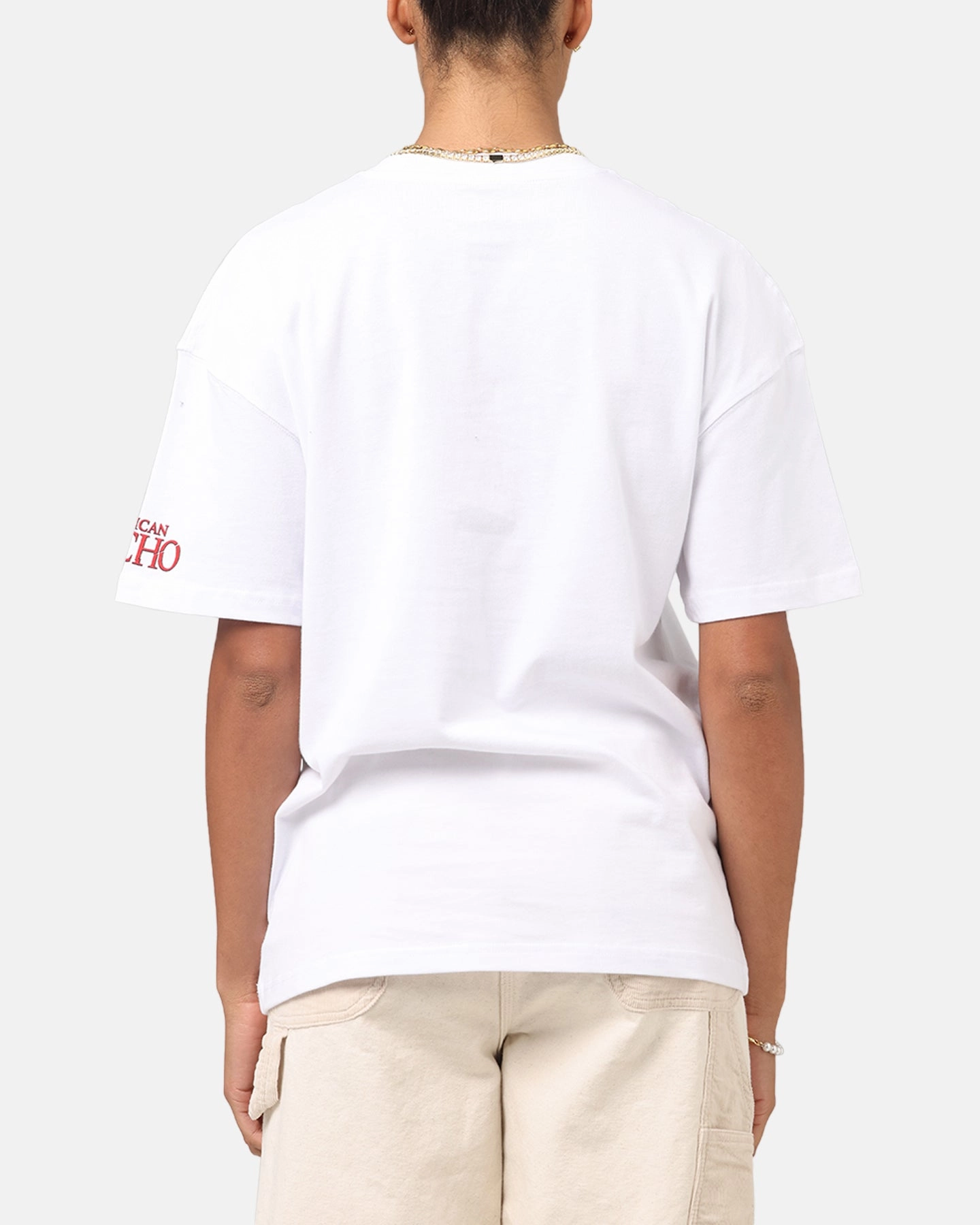 Goat Crew X American Psycho American Psycho T-Shirt White TumbleDryFriendlyMaterial