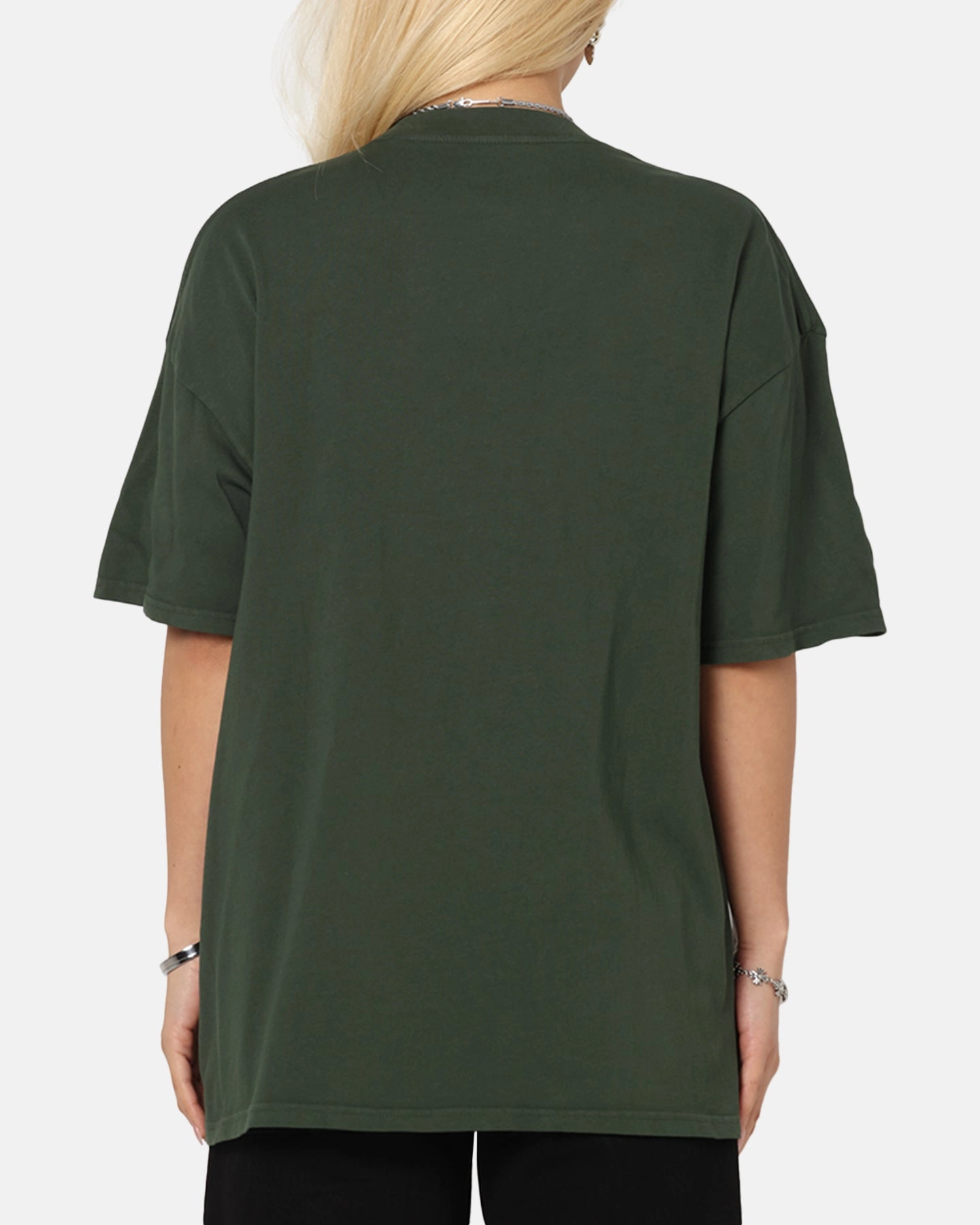 Microfiber texture Ed Hardy Cross My Heart T-Shirt Pine Green