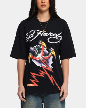 Ed Hardy Lightning T-Shirt Black Formal Tank