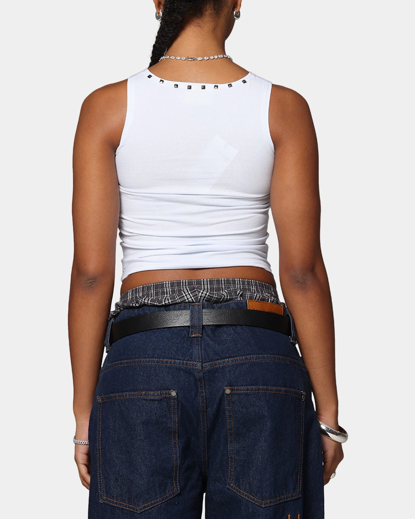 FlexibleCollar HighDensityFoam Ed Hardy Women's Electric Tank White