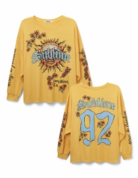 Recycled Fiber Blend Sublime Freedom '92 OS Long Sleeve Tee