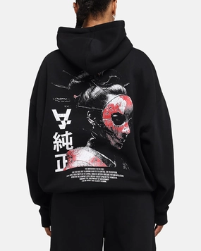 BondedShoulder The Anti Order Truth In Chaos Boxy Hoodie Black