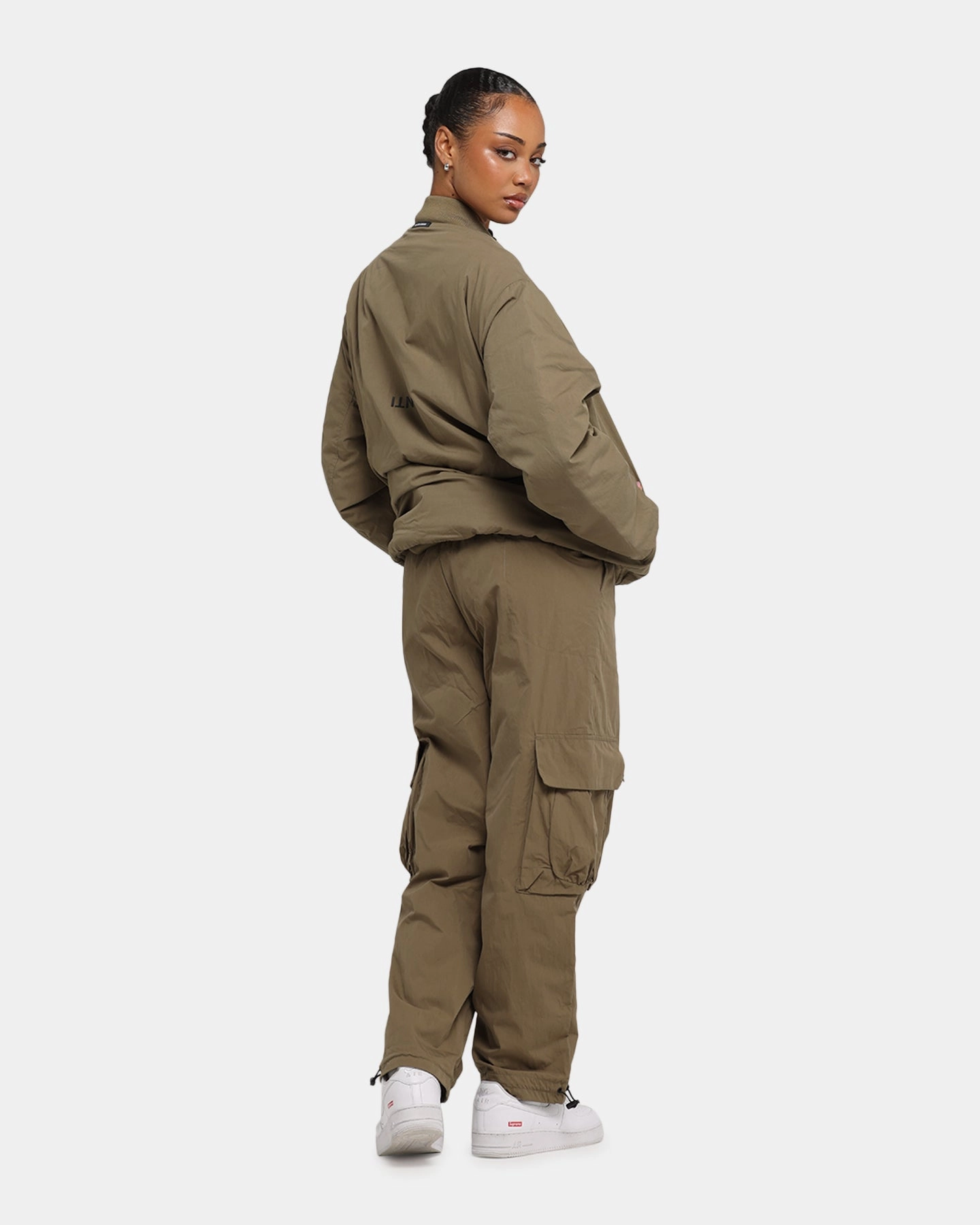 The Anti Order Anti Essential Oversized Bomber Jacket Dark Taupe AllDayComfortFit