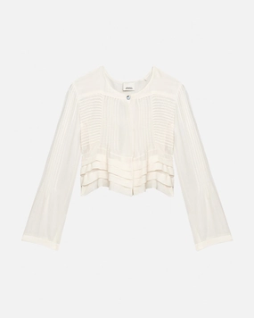 Reinforced Elbow Patches CAROLIA BLOUSE