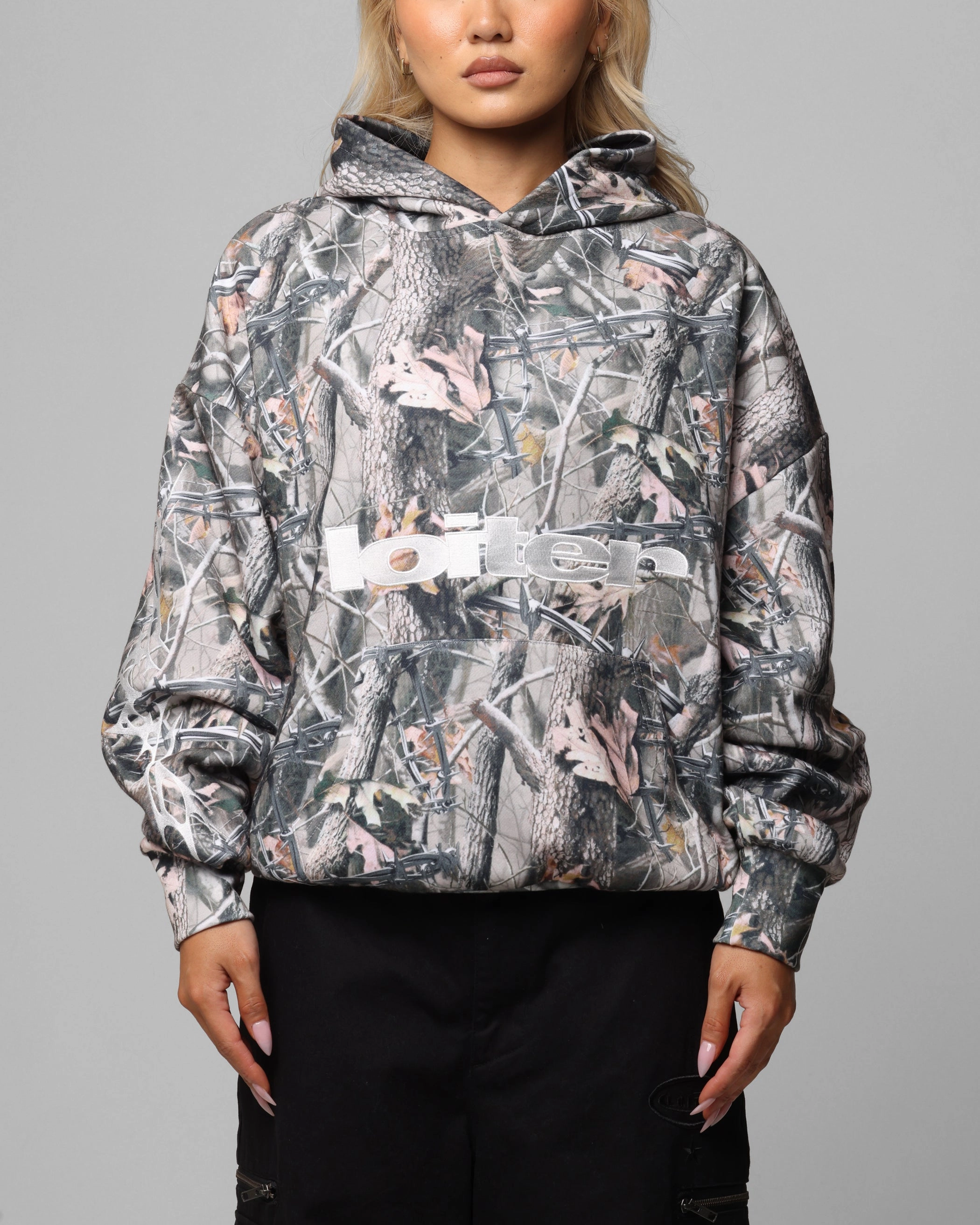 Breathable Tank Airflow Weave Pattern Loiter Soho Hoodie Real Tree Camo
