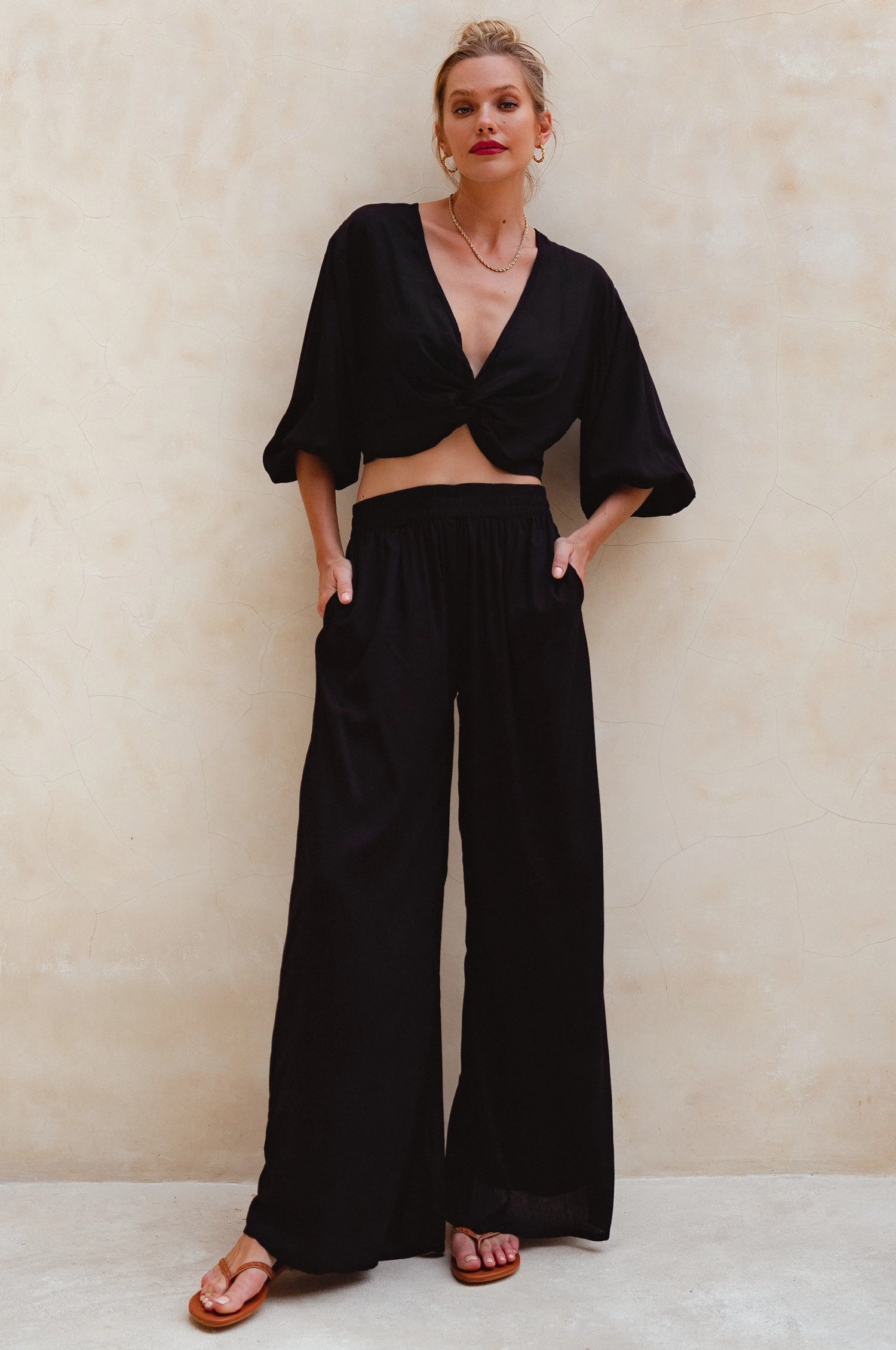 Fatima Wide Leg Pants (Sale) Weekend Fresh