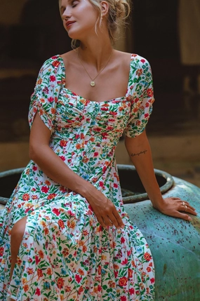 Smooth silhouette Lilit Midi Dress