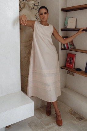 Perfectly Crafted Gentle Fit Beloved Cara Slip on Cotton Maxi Dress (Sale)