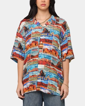 Reinforced Shoulder Champion Route 40 Drifter Button Up Shirt Ginger