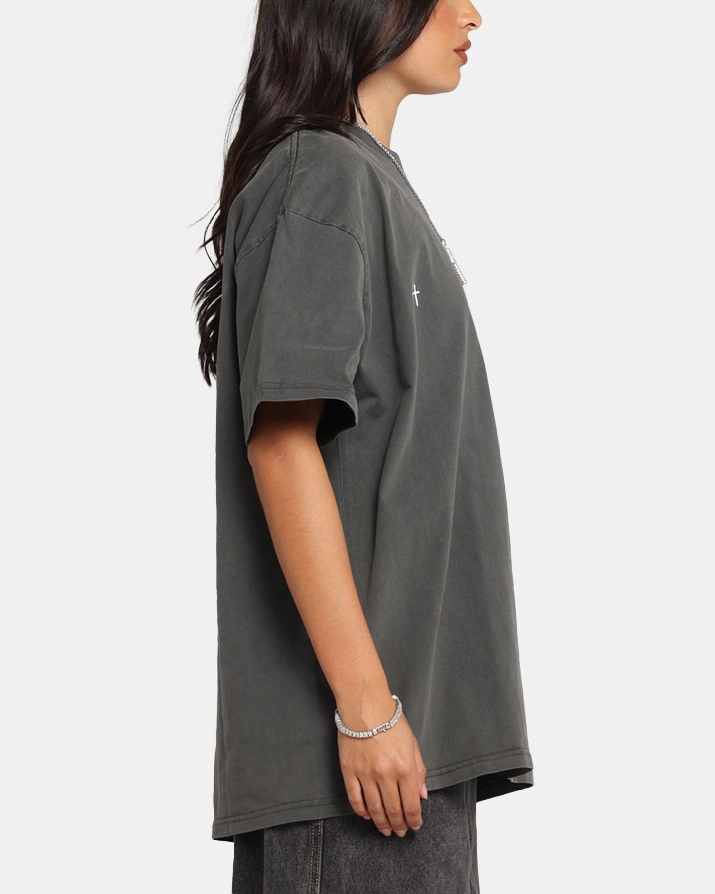 Cozy Wear Saint Morta Candle Lit Boxy T-Shirt Black Wash