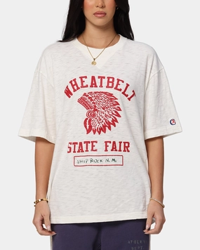 Champion RW Expansion T-Shirt White Sustainable Fabric Blend Moisture Control Lining