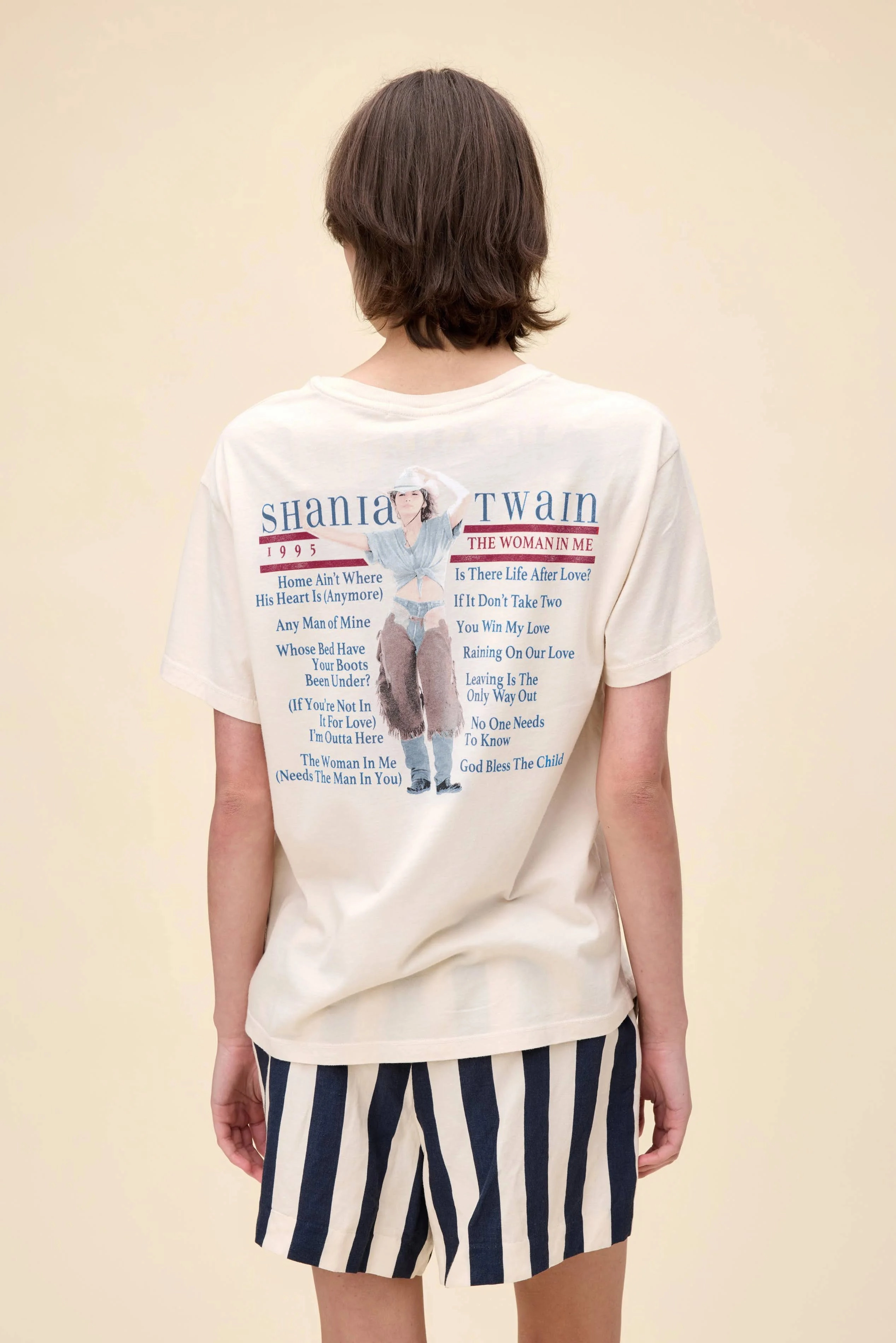 Durable Weave Shania Twain Boyfriend Tee