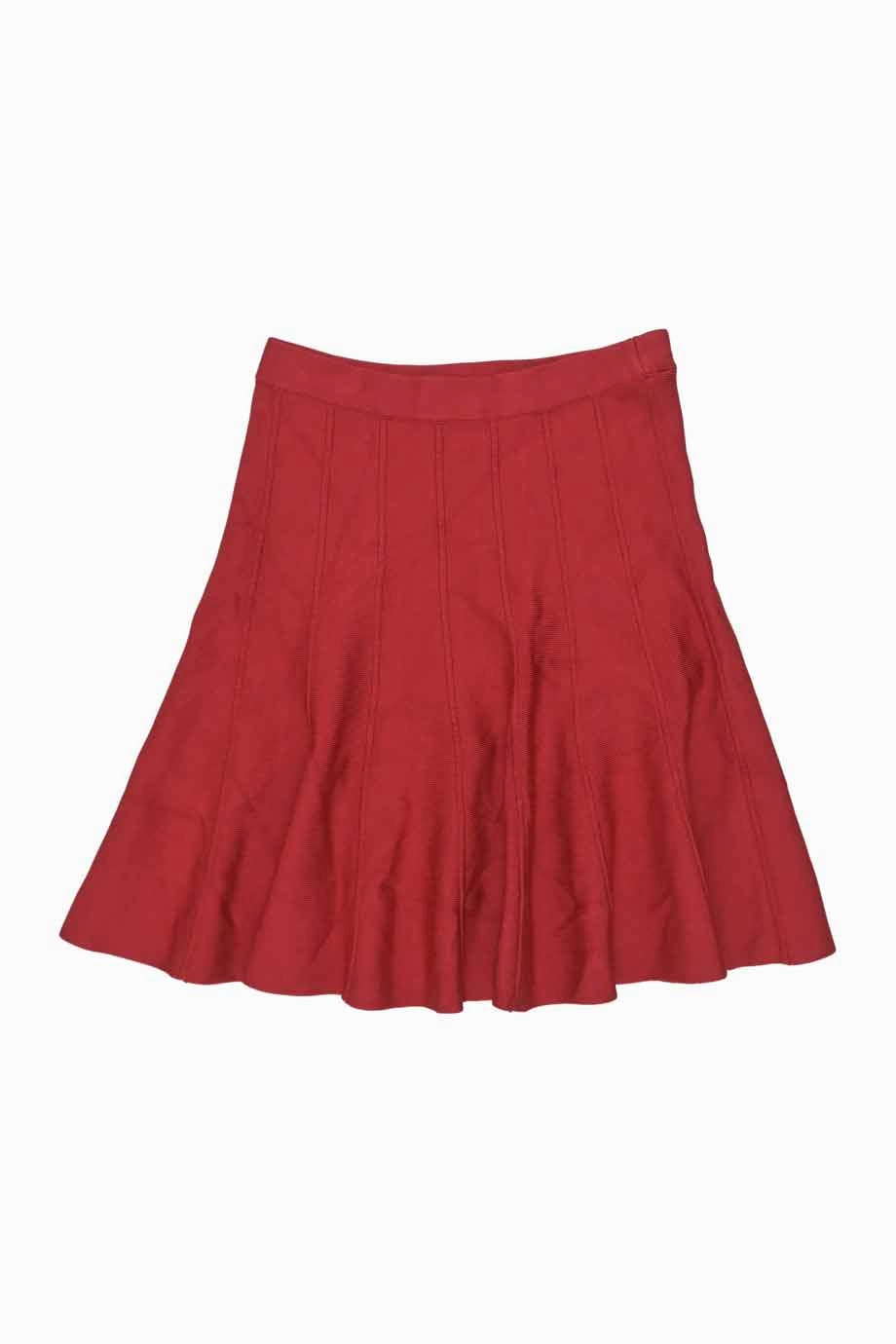 [WW33812] Herv?? L??ger | Mini Skirt Weighted Hem Erasable Crease
