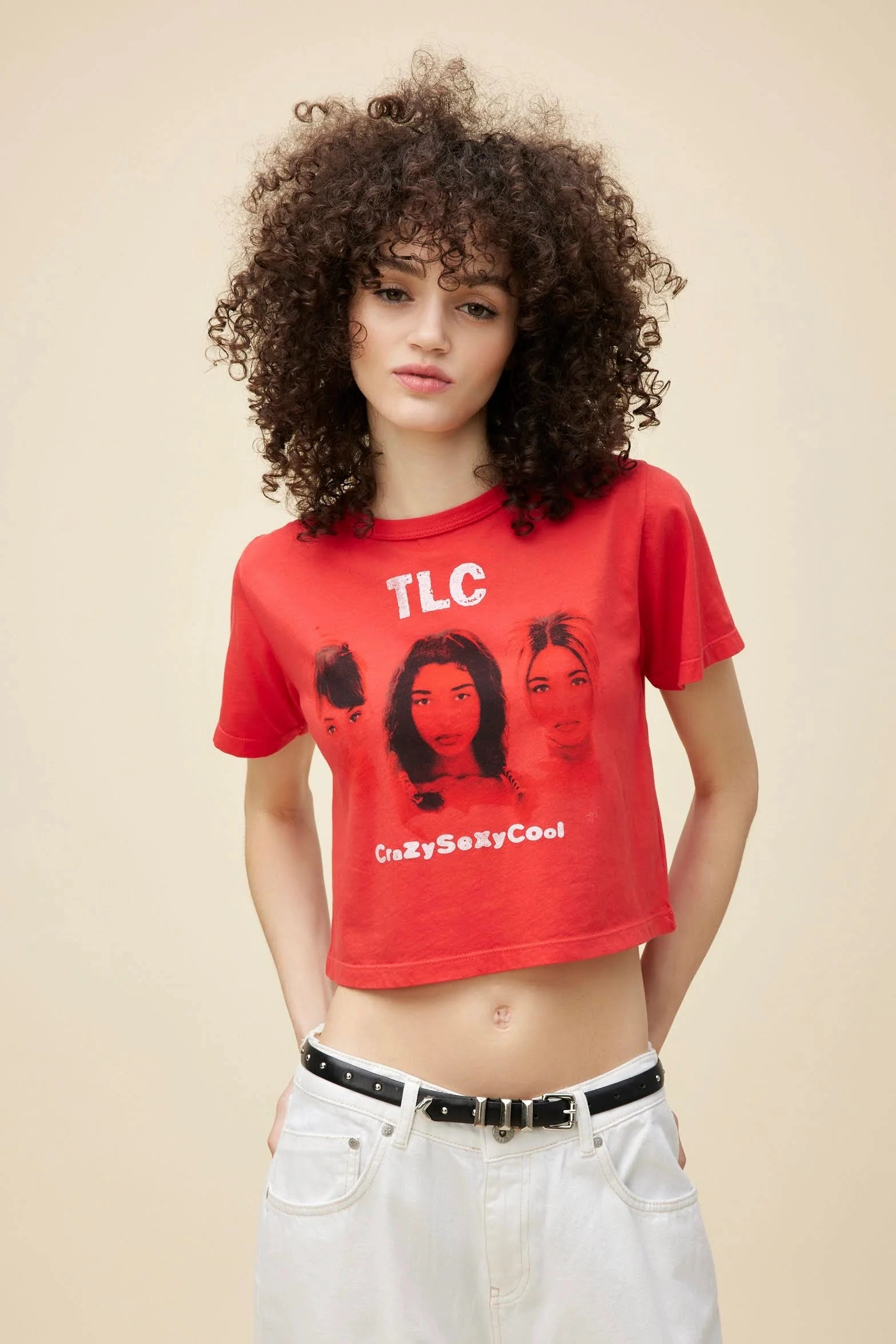 Drop Shoulder Silhouette StretchComfort TLC Crazy Sexy Cool Boxy Crop