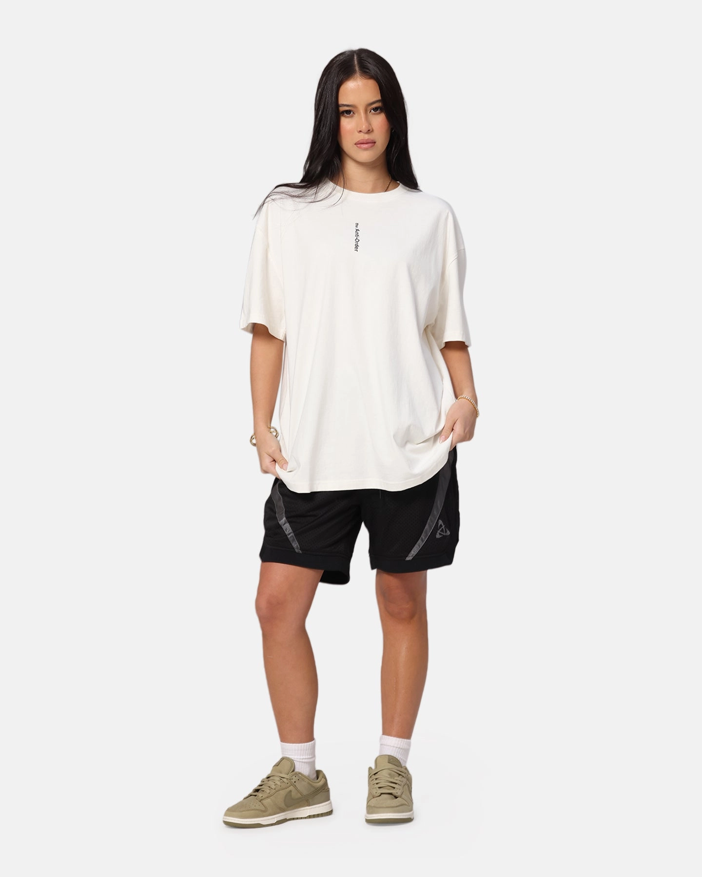 Fray Resistant Edges RecycledPolyester The Anti Order Process Boxy T-Shirt Off White