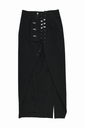 Sharp Look Polished Fit [WW32270] Anthony Vaccarello | Midi Skirt