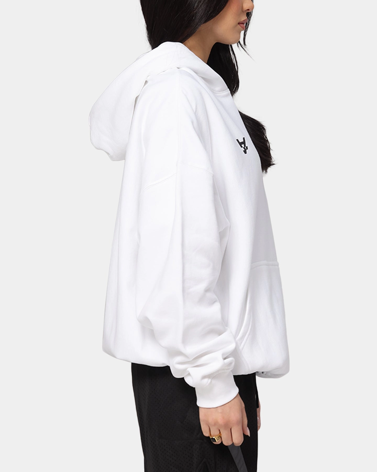 FrictionResistant Trim Compact Thermal Insulation The Anti Order Freedom Boxy Hoodie White