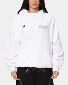 The Anti Order Freedom Boxy Hoodie White Variable Tension Adjustment