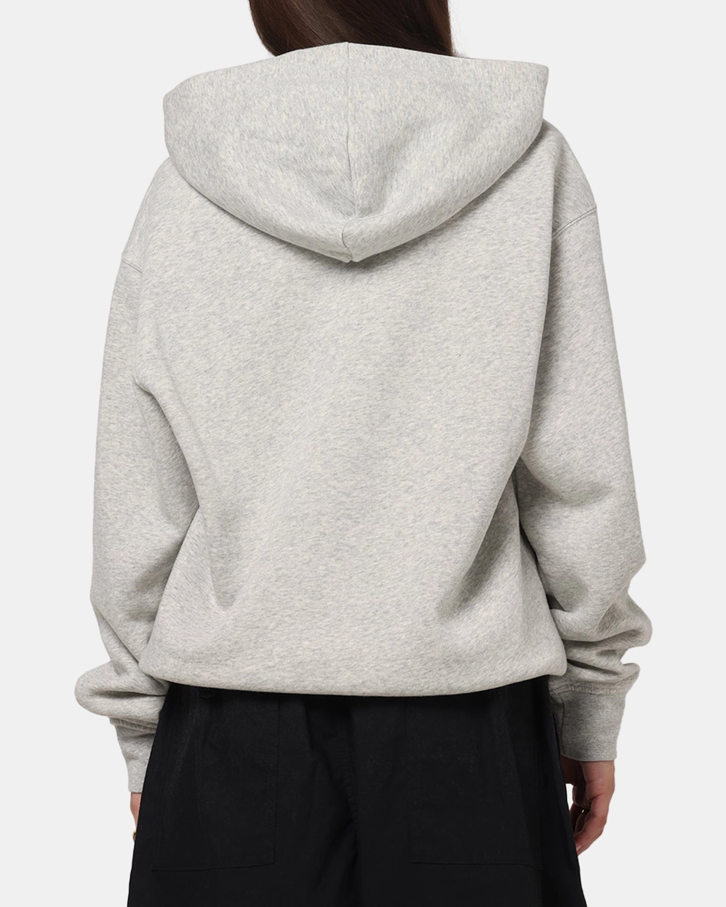 Jordan Brooklyn Fleece Pullover Hoodie Grey Heather/White EasyCareMaterial