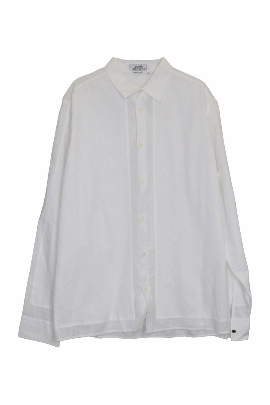 [WW22843] Herm??s | Shirt Solid Hue Beach Attire