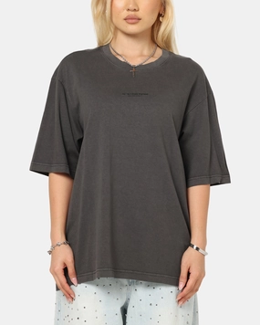 Fade Resistant Coating G-Star Overdyed Center Chest Boxy T-Shirt Black